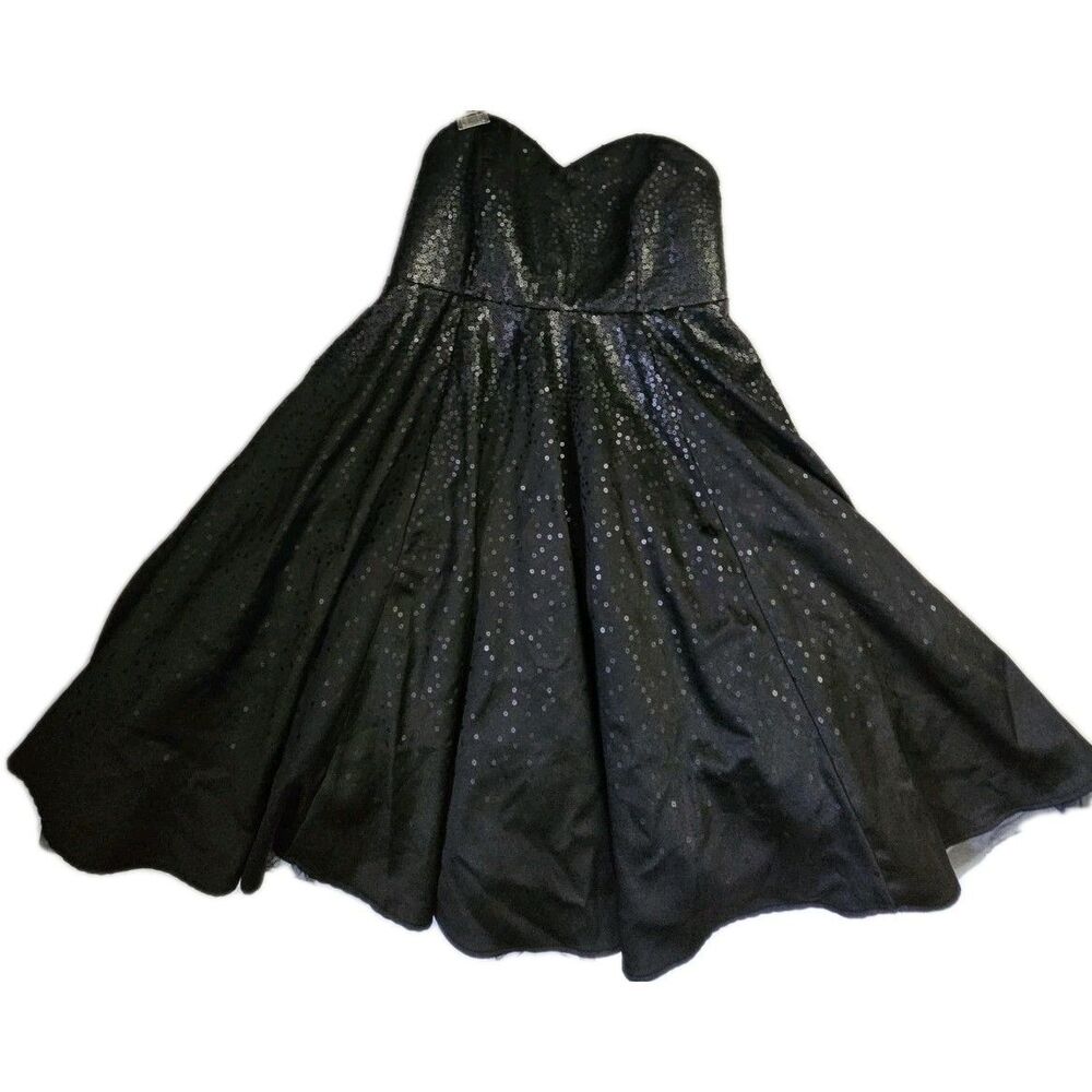 Torrid Dress Women’s Size 14 Black A-Line Sequin Cocktail Prom Lined